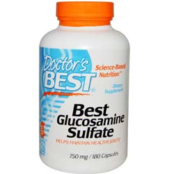 Doctor's Best Glucosamine Sulfate 750 mg - 180 Capsules