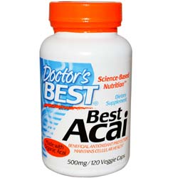 Doctor's Best Acai 500 mg - 120 VCapsules