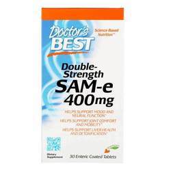 Doctor's Best Double Strength SAMe 400 - 30 Tablets