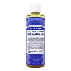 Dr. Bronner's Peppermint Oil Pure Castile Soap, Peppermint - 8 fl oz (237 ml)