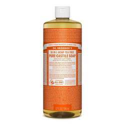 Dr. Bronner's Tea Tree Oil Pure Castile Soap, Tea Tree - 32 fl oz (946 ml)