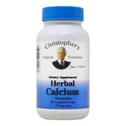Dr. Christophers Herbal Calcium - 100 Vegetarian Caps