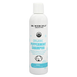 Dr. Mercola Organic Peppermint Shampoo for Dogs - 8 fl oz (237ml)