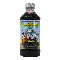 Dynamic Health Laboratories Black Elderberry and Honey Tonic, Elderberry - 8 fl oz (237 ml)