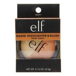 E.L.F Highlighter Blush Baked Rose Gold