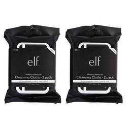 E.L.F Makeup Remover Cleansing Cloths - 2 Pack - 20 Count
