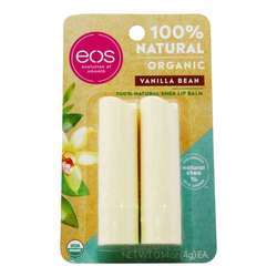 EOS Lip Balm Sticks, Vanilla Bean - 2 Pack
