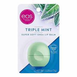 EOS Lip Balm Sphere, Triple Mint - .25 oz (7 g)