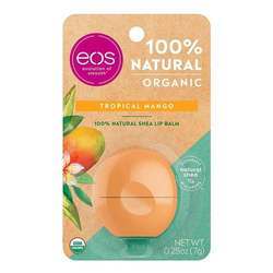 EOS润唇膏球，热带芒果- 0.25盎司(7克)