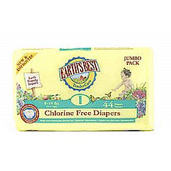 Earth's Best Chlorine Free Diapers - Size 1 (8 to 44 lbs) - 44 Count