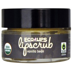 Eco Lips Lip Scrub, Vanilla Bean - 0.50 oz
