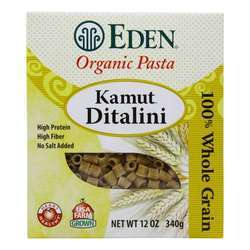 Eden Foods Pasta, Organic - Kamut Ditalini - 12 oz (340 g)