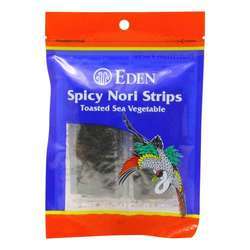 Eden Foods Sea Vegetables - Spicy Nori Strips - 0.53 oz