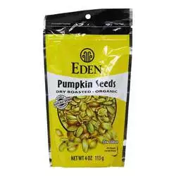 Eden Foods Organic Nuts, Pumpkin - Dry Roasted Seeds - 4 oz (113 g)