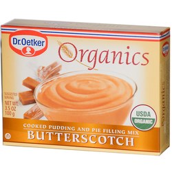 European Gourmet Bakery Organic Pudding Mix (3 Pack), Butterscotch - 3 - 3.5 oz Boxes