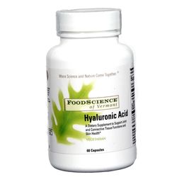 FoodScience of Vermont Hyaluronic Acid - 40 mg - 60 Capsules