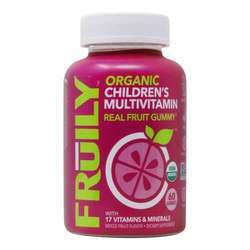 Fruily Organic Children's Multivitamin, Mixed Fruit - 60 Gummies