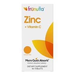 Frunutta Zinc + Vitamin C  - 90 Tablets