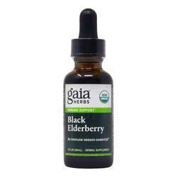 Gaia Herbs Organic Black Elderberry - 1 fl oz (30 ml)