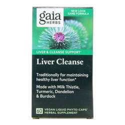 Gaia Herbs Liver Cleanse - 60 Vegetarian Liquid Phyto-Caps
