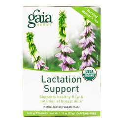 Gaia Herbs Lactation Support Tea - 16 Tea Bags