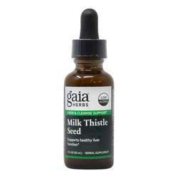 Gaia Herbs Low Alcohol Milk Thistle Seed - 1 fl oz (30 ml)