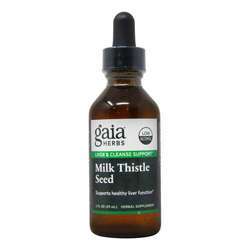 Gaia Herbs Low Alcohol Milk Thistle Seed - 2 fl oz