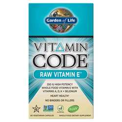 Garden of Life Vitamin Code RAW Vitamin E - 60 Vegetarian Capsules