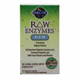 Garden of Life RAW Enzymes Men - 90 Vegetarian Capsules