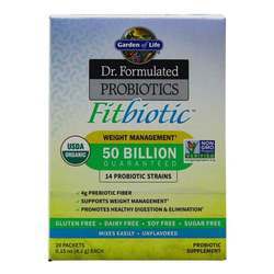 Garden of Life Dr. Formulated Probiotics Fitbiotic, Unflavored - 20 Packets