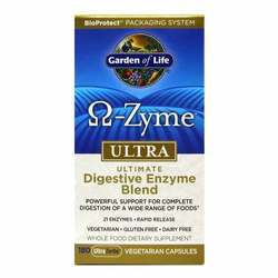 Garden of Life Omega-Zyme Ultra - 180 Vegetarian Capsules