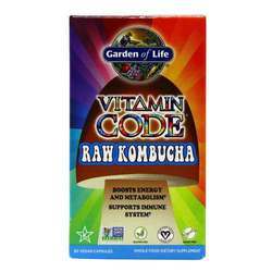 Garden of Life Vitamin Code RAW Kombucha - 60 Vegan Capsules