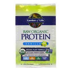 Garden of Life RAW Protein, Vanilla - 10 - 1.1 oz (31 g) Packets