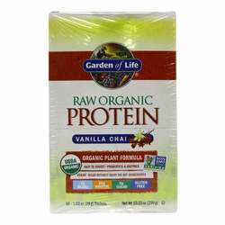 Garden of Life RAW Protein, Vanilla Spiced Chai - 10 -1.02 oz (29 g) Packets