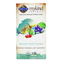 Garden of Life mykind Organics Plant Calcium 800 mg - 90 Vegan Tablets