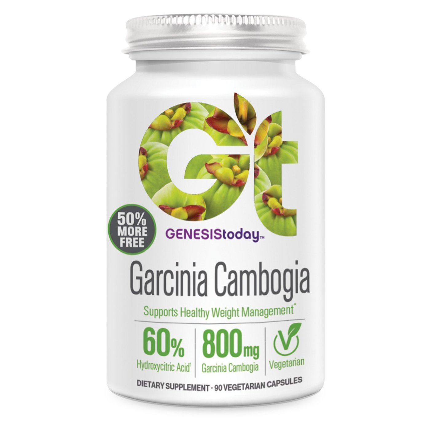 Genesis Today Garcinia Cambogia 800 Mg 90 Vegetarian Capsules Evitamins Com