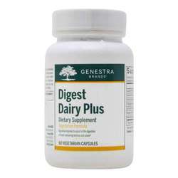 Genestra Digest Dairy Plus - 60 Vegetable Capsules