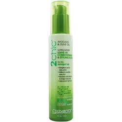 乔凡尼头发护理产品2别致的超湿润留置调理造型精华液，鳄梨和橄榄油- 4盎司