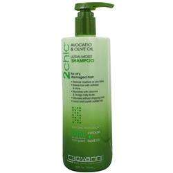 乔瓦尼护发产品2chic超湿洗发水，牛油果和橄榄油- 24盎司