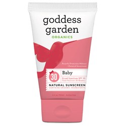 Goddess Garden Baby Natural Sunscreen, SPF 30 - 3.4 oz Lotion