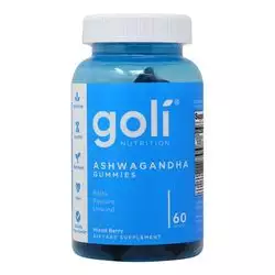 Goli Ashwagandha Gummies，混合浆果-60个软糖