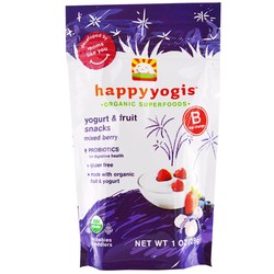 Happy Baby Happy Yogis, Mixed Berry - 8 - 1 oz Bags