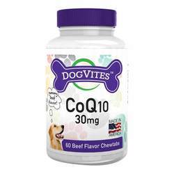Health Thru Nutrition DogVites CoQ10 For Dogs 30mg - 60 Chewables