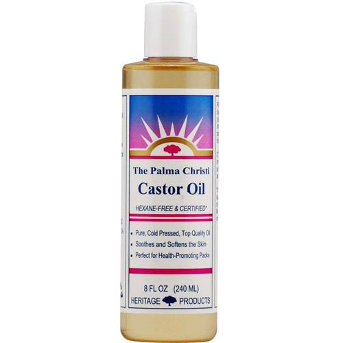 Heritage Products Castor Oil, Fragrance Free - 4 fl oz (120 ml