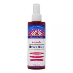 Heritage Store Lavender Flower Water with Atomizer, Lavender - 8 fl oz (240 ml)