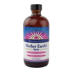 遗产商店地球母亲的糖浆，蜂蜜- 8液盎司