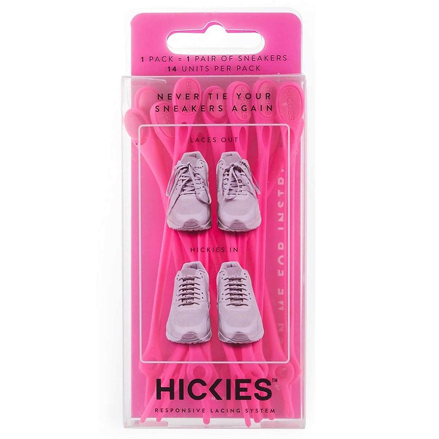 Hickies No Tie Shoelaces - Knockout 
