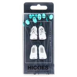 Hickies No Tie Shoelaces - Black  Mint - 14 Units