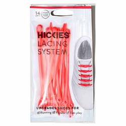 Hickies No Tie Shoelaces - Infrared - 14 Units