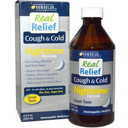 Homeolab USA真正的救济咳嗽冷，夜间配方-8.5 fl oz